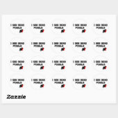 Sarah Marshall Dead Pixels Ronde Sticker (Vel)