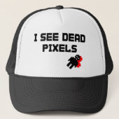 Sarah Marshall Dead Pixels Trucker Pet (Voorkant)