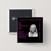 SARAH MCKAY VIERKANTE BUTTON 5,1 CM (Voorkant /achterkant)