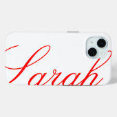Sarah - mooie iPhone Case met aangepaste naam (Achterkant (horizontaal))