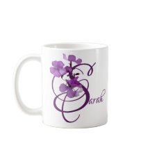  Sarah naam paarse bloemen trendy boho