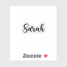Sarah Name - Handgeschreven kalligrafie Sticker