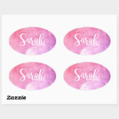 Sarah Name Ovale Sticker (Vel)