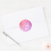 Sarah Name Ronde Sticker (Envelop)