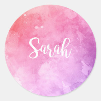Sarah Name Ronde Sticker