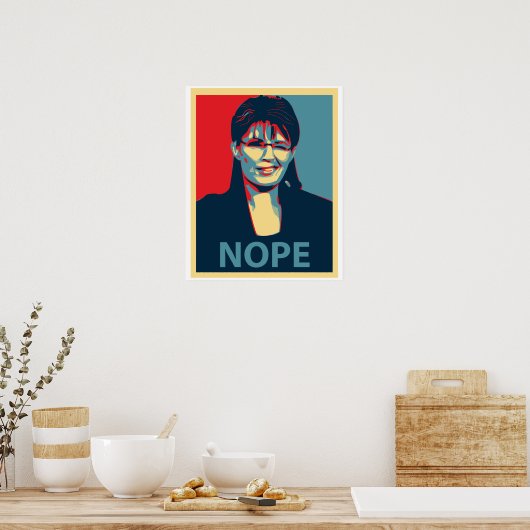Sarah... Nope Poster (Keuken)