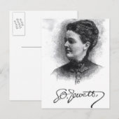 Sarah Orne Jewett Briefkaart (Voorkant / Achterkant)