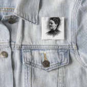 Sarah Orne Jewett Vierkante Button 5,1 Cm (In situ)