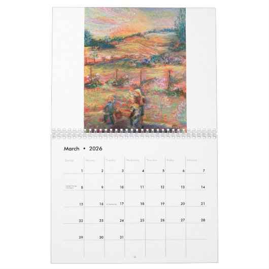 Sarah Orre Fine Art Kalender 2021 (Mar 2026)