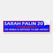 Sarah Palin 2012 Bumpersticker (Voorkant)
