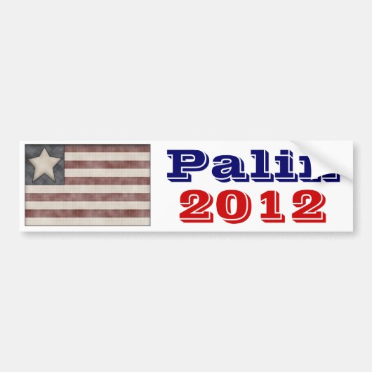 Sarah Palin 2012 Bumpersticker (Voorkant)