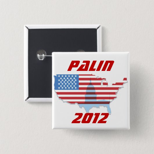 Sarah Palin 2012 Button (Voorkant /achterkant)