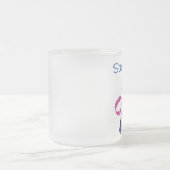 Sarah Palin 2012 - Je betcha!!!! Frosted glass Matglas Koffiemok (Center)