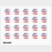 Sarah Palin 2012 Sticker (Vel)