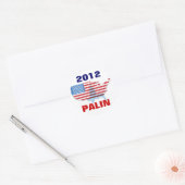 Sarah Palin 2012 Sticker (Envelop)