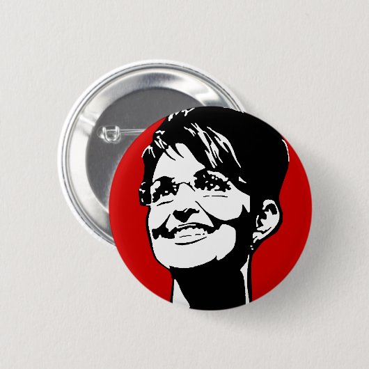 Sarah Palin Button (Voorkant /achterkant)