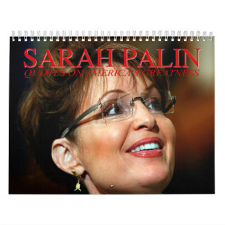 Sarah Palin citeert Wall Calendar Kalender