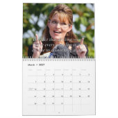Sarah Palin citeert Wall Calendar Kalender (Mar 2027)