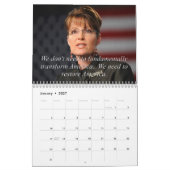 Sarah Palin citeert Wall Calendar Kalender (Jan 2027)