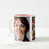 Sarah Palin - Collage Mok (Voorkant links)