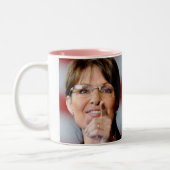 Sarah Palin - Collage Mok (Links)