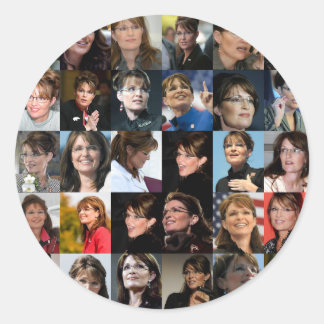Sarah Palin Collage Sticker Packs