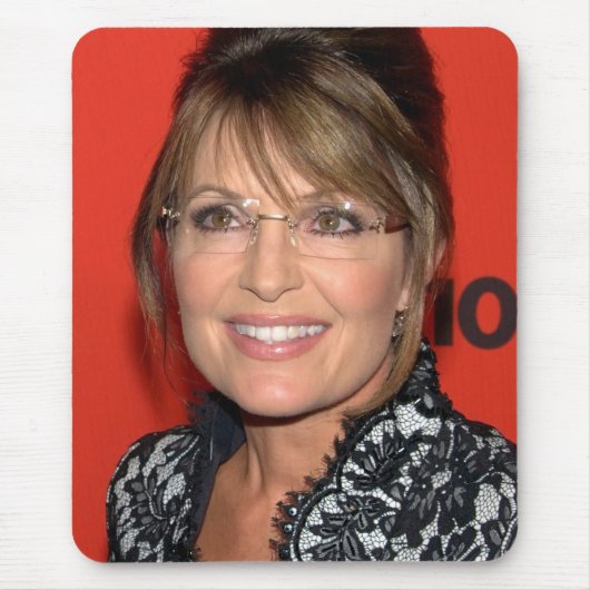 Sarah Palin Foto Muismatten (Voorkant)