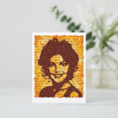 Sarah Palin Fungibele Grondstoffen Mini Art Briefk Briefkaart (Staand voorkant)