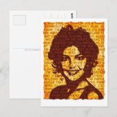 Sarah Palin Fungibele Grondstoffen Mini Art Briefk Briefkaart (Voorkant / Achterkant)