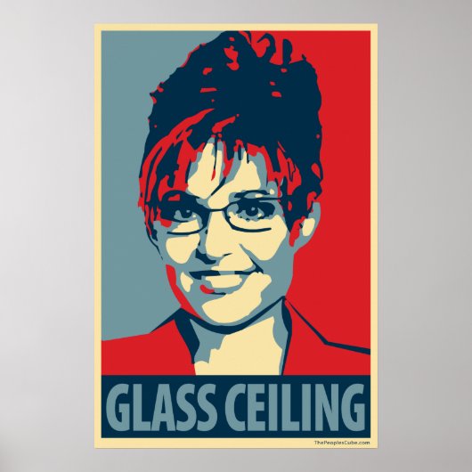 Sarah Palin - Glass Ceiling: OHP Poster (Voorkant)