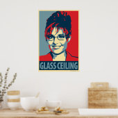 Sarah Palin - Glass Ceiling: OHP Poster (Keuken)