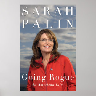 Sarah Palin Going Rogue Hoesje Poster