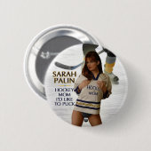 Sarah Palin - Hockey mama, ik wil graag Button pak (Voorkant /achterkant)
