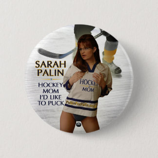 Sarah Palin - Hockey mama, ik wil graag Button pak
