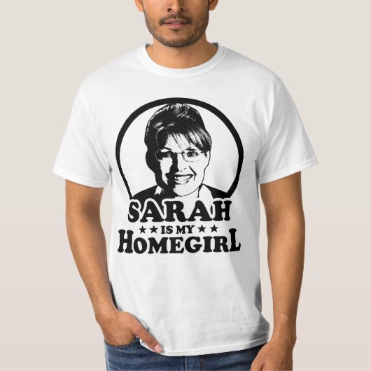 Sarah Palin is mijn homegirl T-shirt (Voorkant)