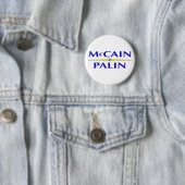 Sarah Palin John McCain-toets Ronde Button 5,7 Cm (In situ)