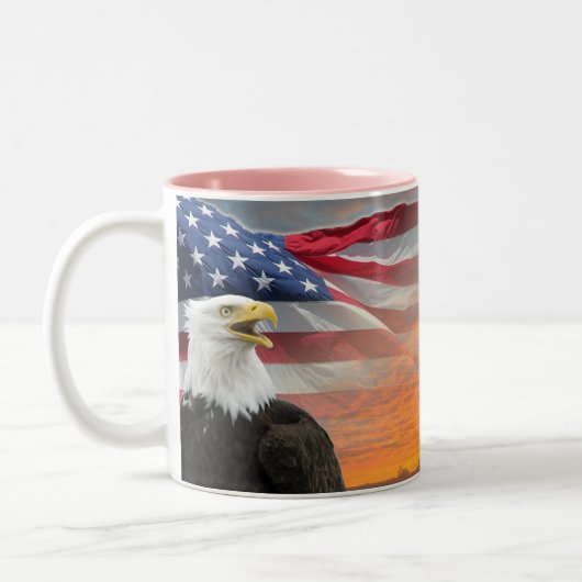 Sarah Palin - Mokken van de Amerikaanse vlag Eagle (Links)
