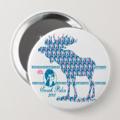 Sarah Palin Moose Button (Voorkant /achterkant)