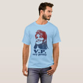 Sarah Palin nood V.P. zeer  t-shirt (Voorkant volledig)