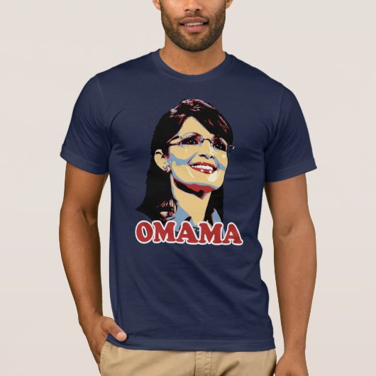 Sarah Palin Omama Color t-shirt (Voorkant)
