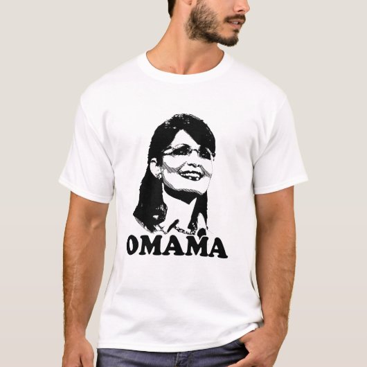 Sarah Palin Omama One Color T-shirt (Voorkant)