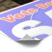 Sarah Palin op Chambliss Rally Poster (Hoek)