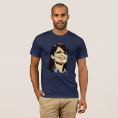 Sarah Palin portret T-shirt (Voorkant volledig)