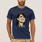 Sarah Palin portret T-shirt (Voorkant)