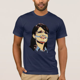 Sarah Palin portret T-shirt