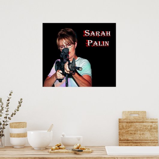 Sarah Palin Poster (Keuken)