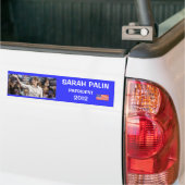 SARAH PALIN, PRESIDENT, 2012 BUMPERSTICKER (Op Truck)