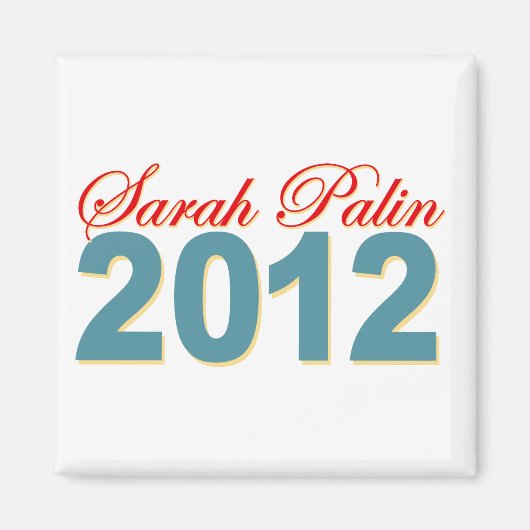 Sarah Palin President 2012 Magneet (Voorkant)