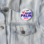 Sarah Palin Ronde Button 5,7 Cm (In situ)