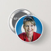 Sarah Palin Trumps de 'O' Ronde Button 5,7 Cm (Voorkant /achterkant)